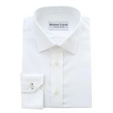 #P112 White Twill Dress Shirts