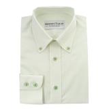 #o205 Light Green and white stripes Dress Shirts