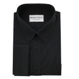 #o240 Black Stripes Dress Shirts