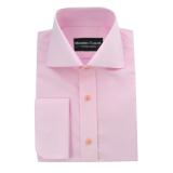 #p207 Pink Plain Dress Shirts