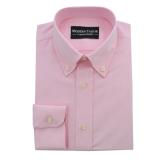 #v185 Pink Oxford Dress Shirts