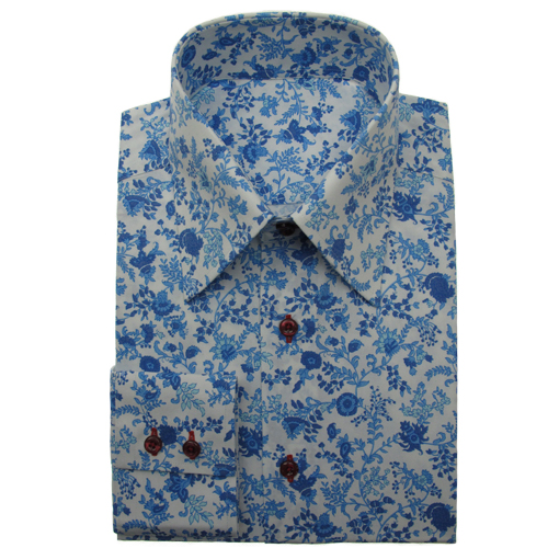 Modern Tailor | #K277 Flora, Blue dress shirts