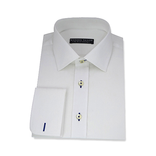 Modern Tailor | #P113 White Stripes dress shirts